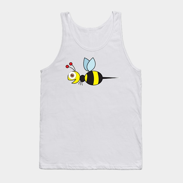 Bee Tank Top by Wickedcartoons